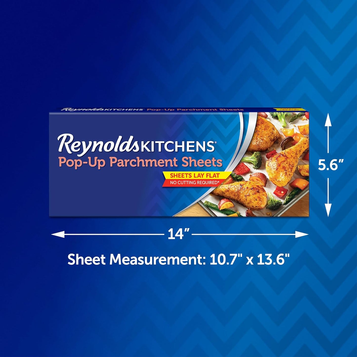 Kitchens Pop-Up Parchment Paper Sheets, 10.7X13.6 Inch, 30 Sheets