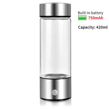 ORP Hydrogen Bottle Electric Water Filter Hydrogen Water Generator Water Bottle Ionizer Maker Hydrogen-Rich Water Antioxidants