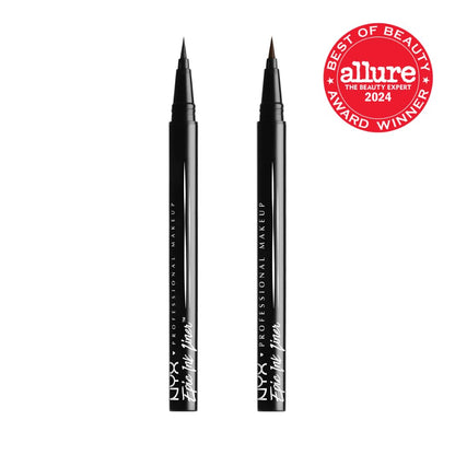 Epic Ink Liner, Waterproof Liquid Eyeliner - Black (Pack of 2), Vegan Formula