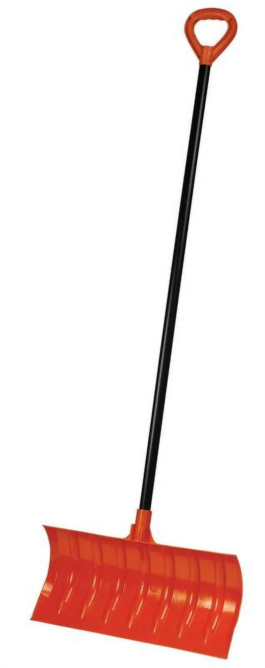 Bigfoot 21" Roller Snow Shovel - Metal Handle - Large D-Grip