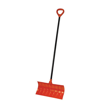 Bigfoot 21" Roller Snow Shovel - Metal Handle - Large D-Grip