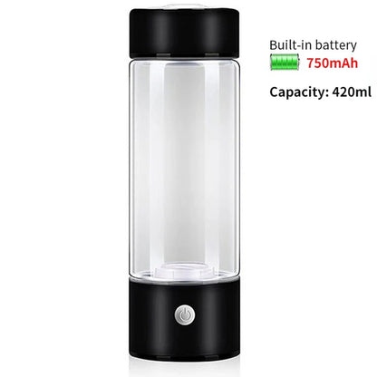 ORP Hydrogen Bottle Electric Water Filter Hydrogen Water Generator Water Bottle Ionizer Maker Hydrogen-Rich Water Antioxidants